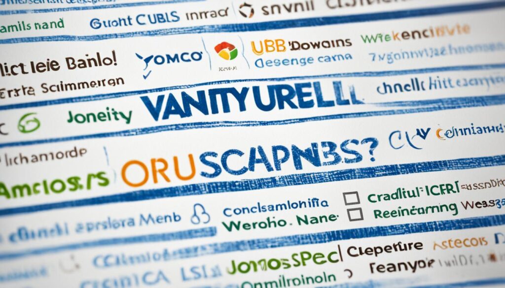 best practices for using vanity URLs